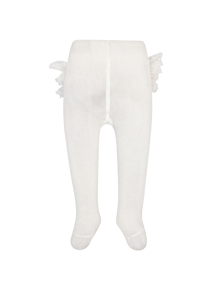 Meia calça Crú        (Creme / Pérola)  para Bebé Menina - Mayoral
