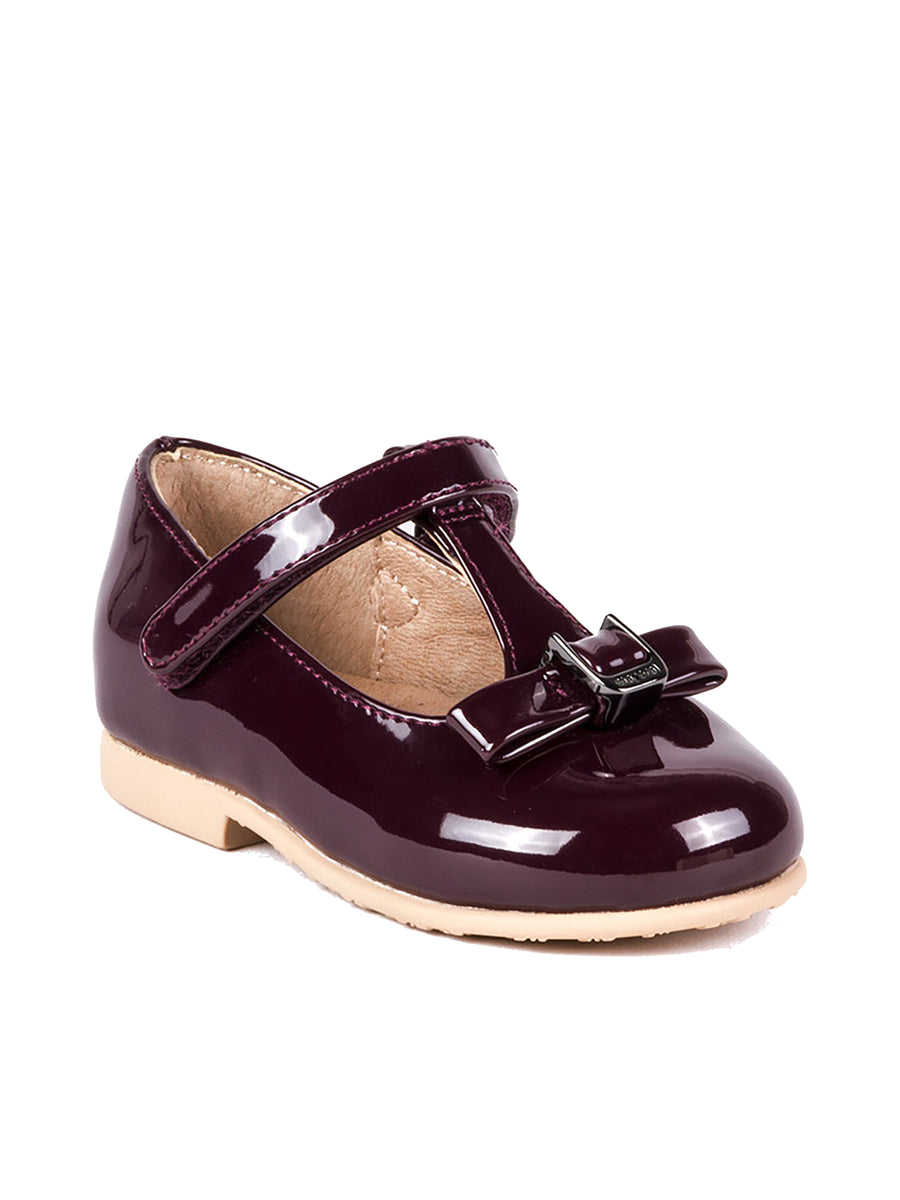 Sapatos efeito charol Vinho      (Bordeaux)  para Bebé Menina - Mayoral
