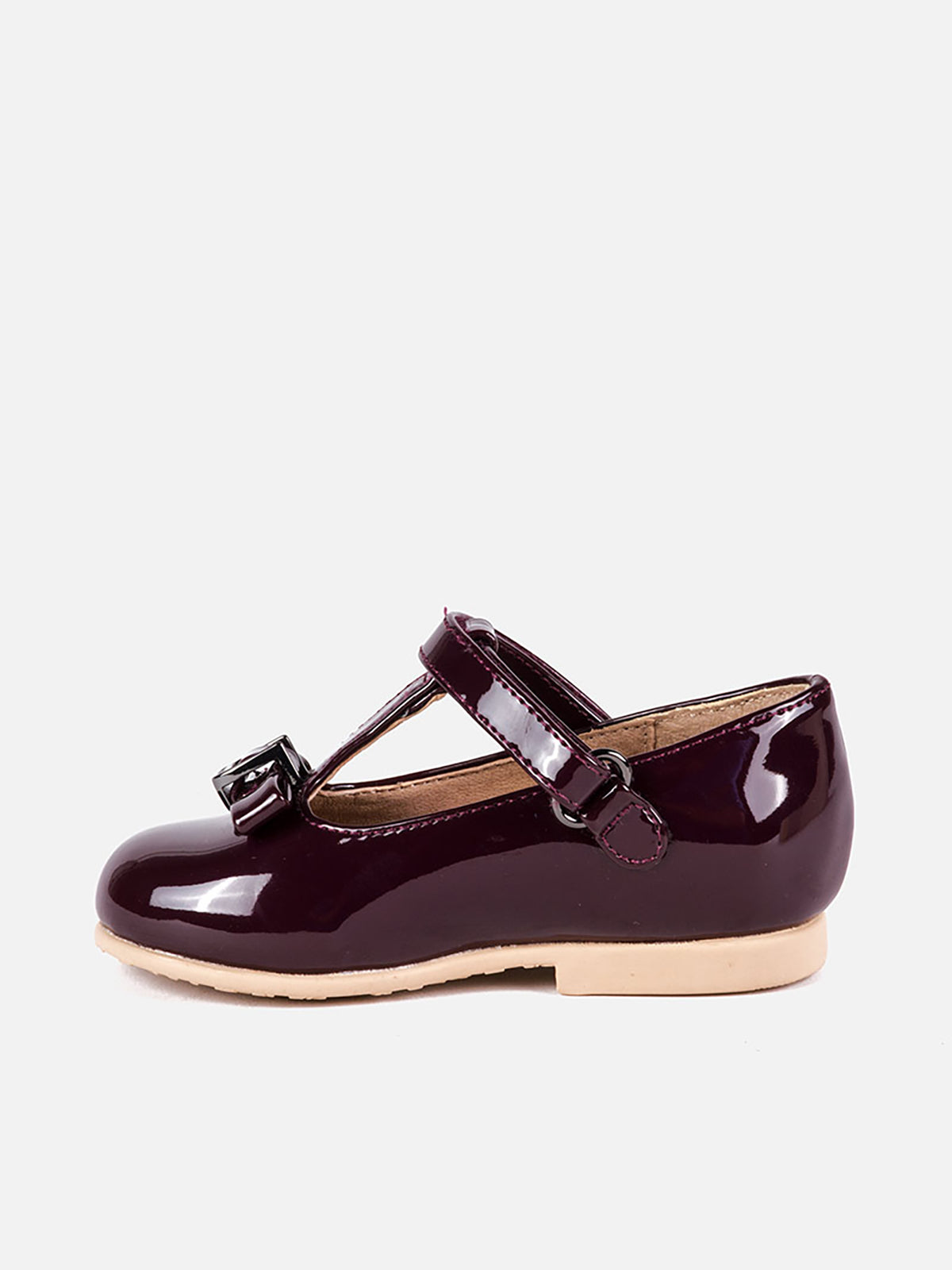 Sapatos efeito charol Vinho      (Bordeaux)  para Bebé Menina - Mayoral