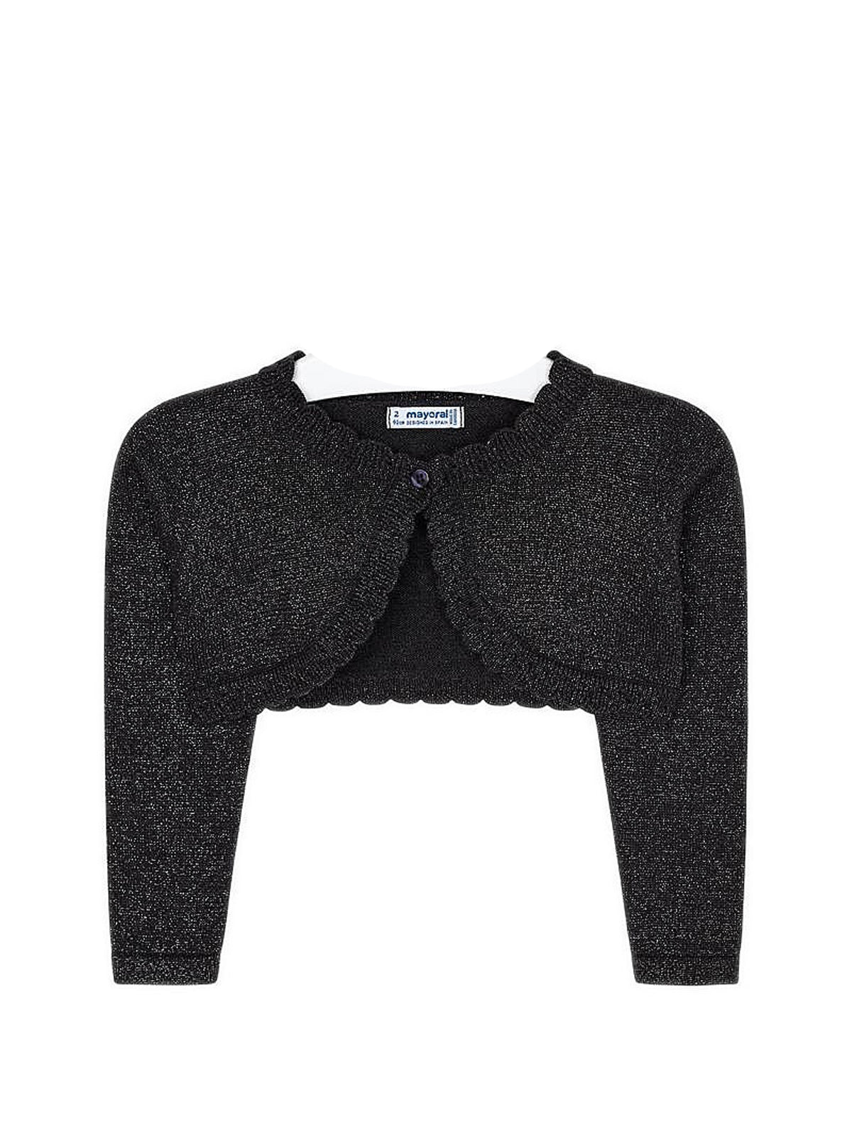 Casaco tricot básico Marengo lu (Cinza Escuro)  para Menina - Mayoral