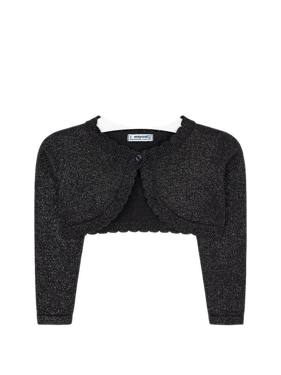 Casaco tricot básico Marengo lu (Cinza Escuro)  para Menina - Mayoral