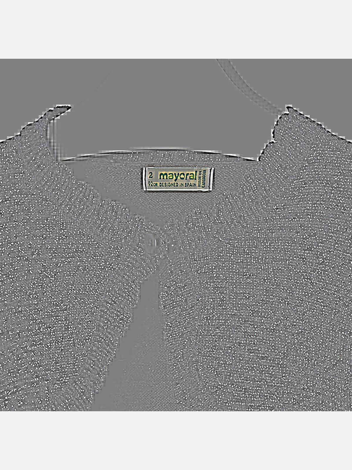 Casaco tricot básico Marengo lu (Cinza Escuro)  para Menina - Mayoral