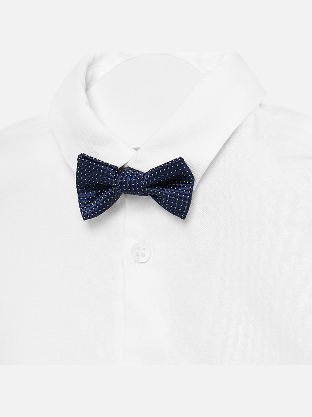 Camisa m/comp. e laço Nata       (Creme / Pérola)  para Bebé Menino - Mayoral