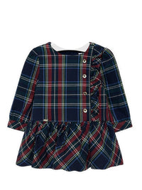 Vestido xadrez Marinho    (Marinho)  para Bebé Menina - Mayoral