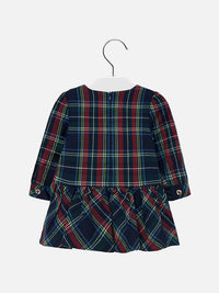 Vestido xadrez Marinho    (Marinho)  para Bebé Menina - Mayoral