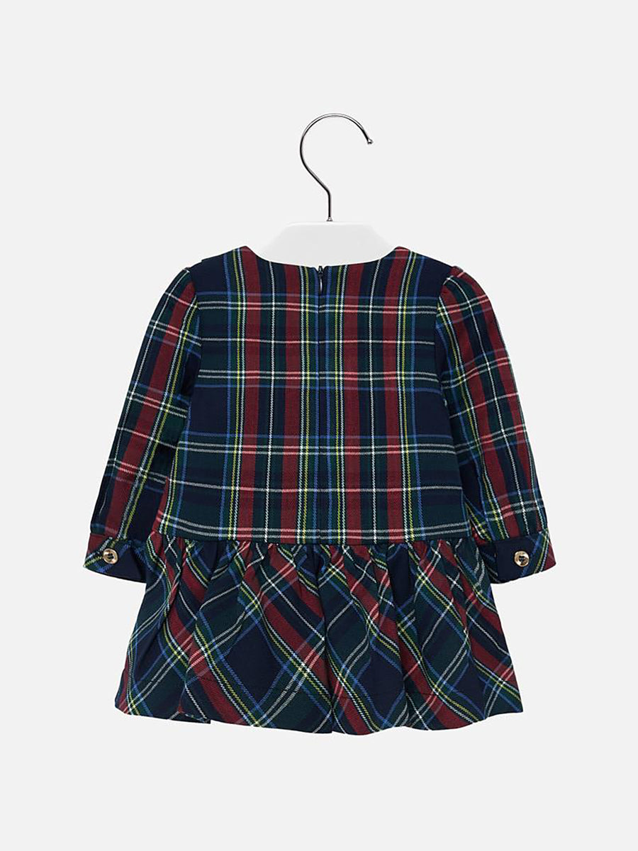 Vestido xadrez Marinho    (Marinho)  para Bebé Menina - Mayoral