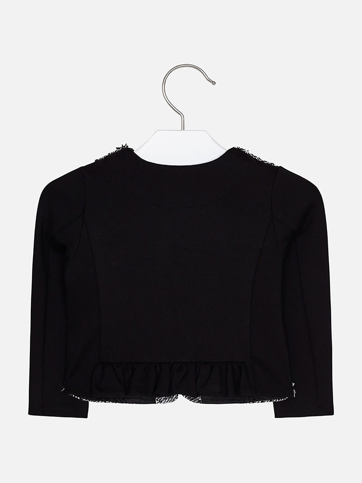Jaqueta combinada Preto      (Preto)  para Menina - Mayoral