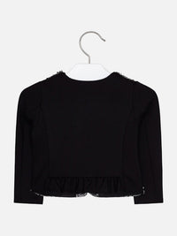 Jaqueta combinada Preto      (Preto)  para Menina - Mayoral