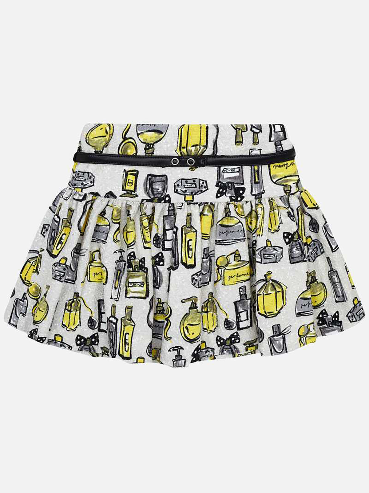 Saia jacquard estampada Acacia     (Amarelo)  para Menina - Mayoral