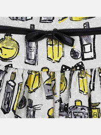 Saia jacquard estampada Acacia     (Amarelo)  para Menina - Mayoral