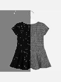 Vestido cinta pérolas Preto      (Preto)  para Menina - Mayoral