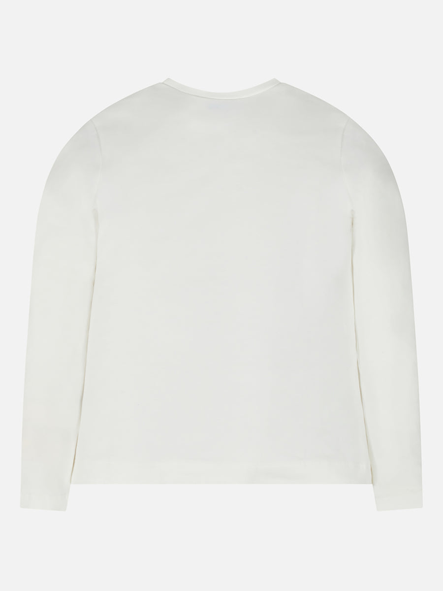 Camisola m/comp.corações Crú        (Creme / Pérola)  para Menina - Mayoral