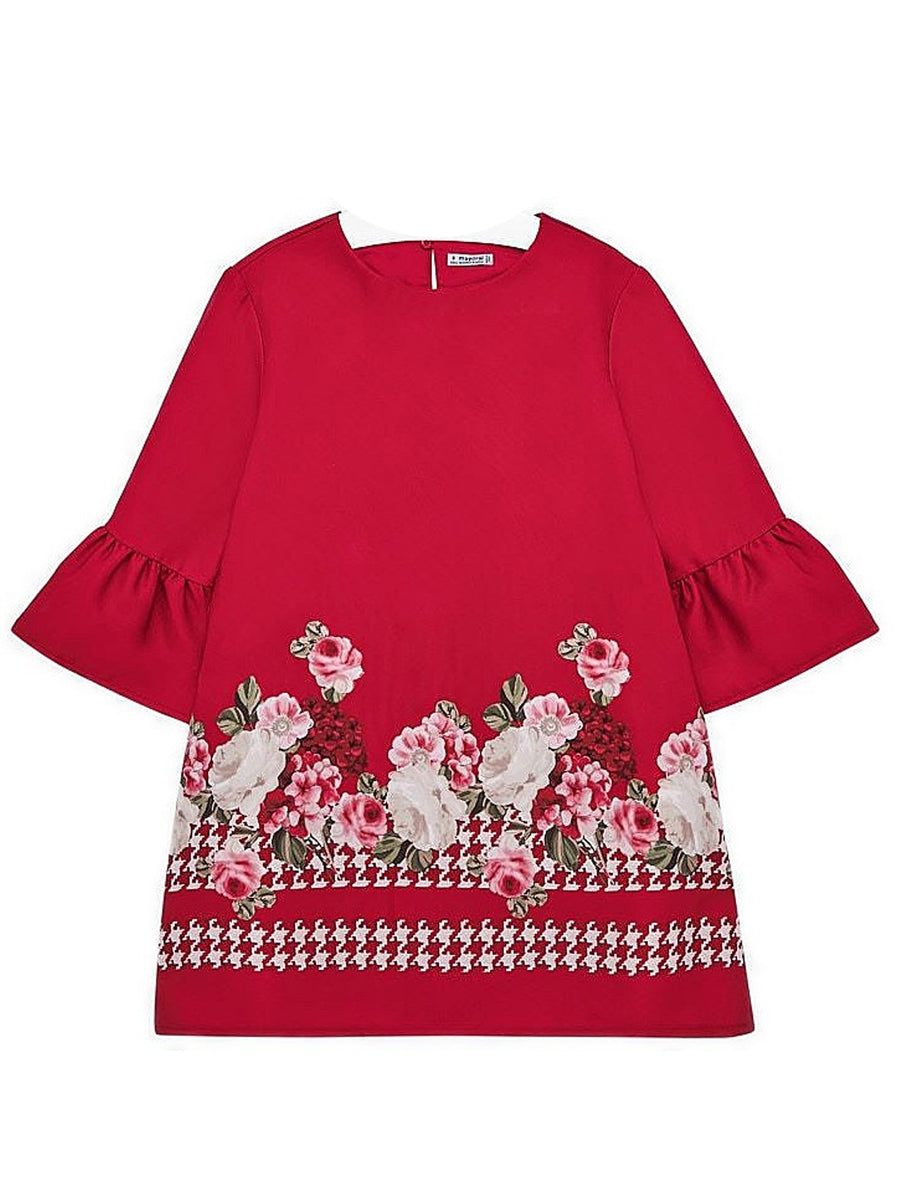 Vestido crepe Vermelho   (Vermelho)  para Menina - Mayoral