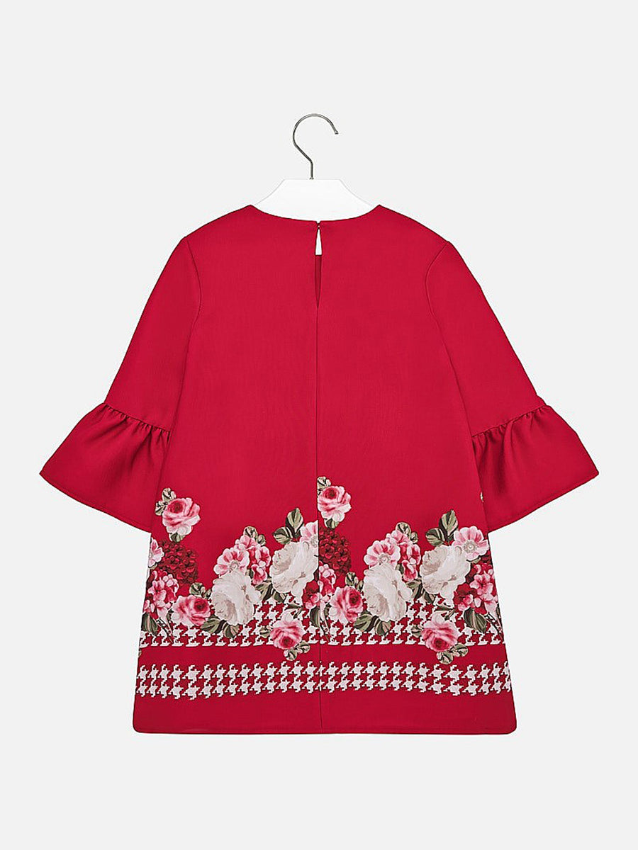Vestido crepe Vermelho   (Vermelho)  para Menina - Mayoral