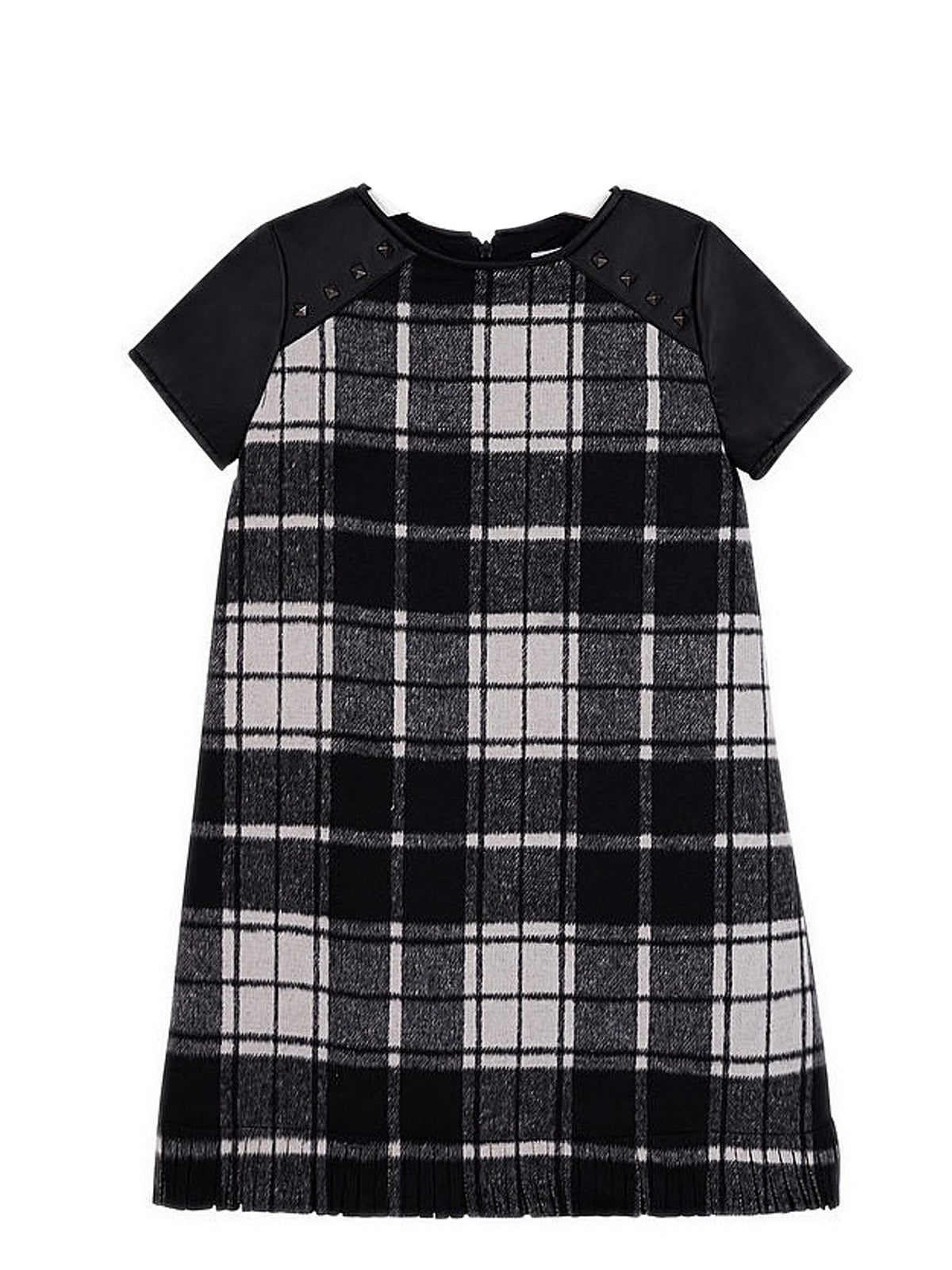 Vestido xadrez combinado Preto      (Preto)  para Menina - Mayoral