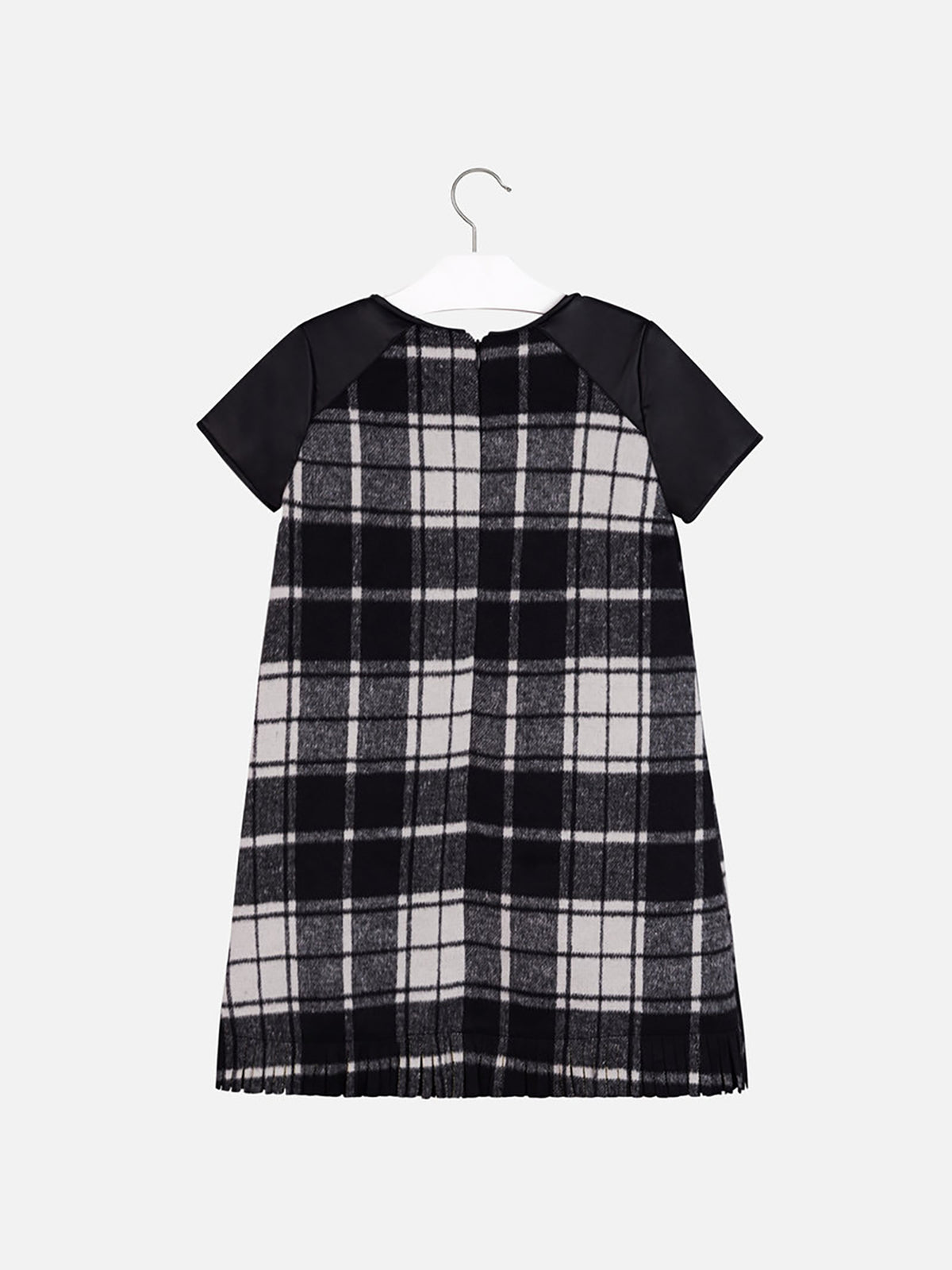 Vestido xadrez combinado Preto      (Preto)  para Menina - Mayoral