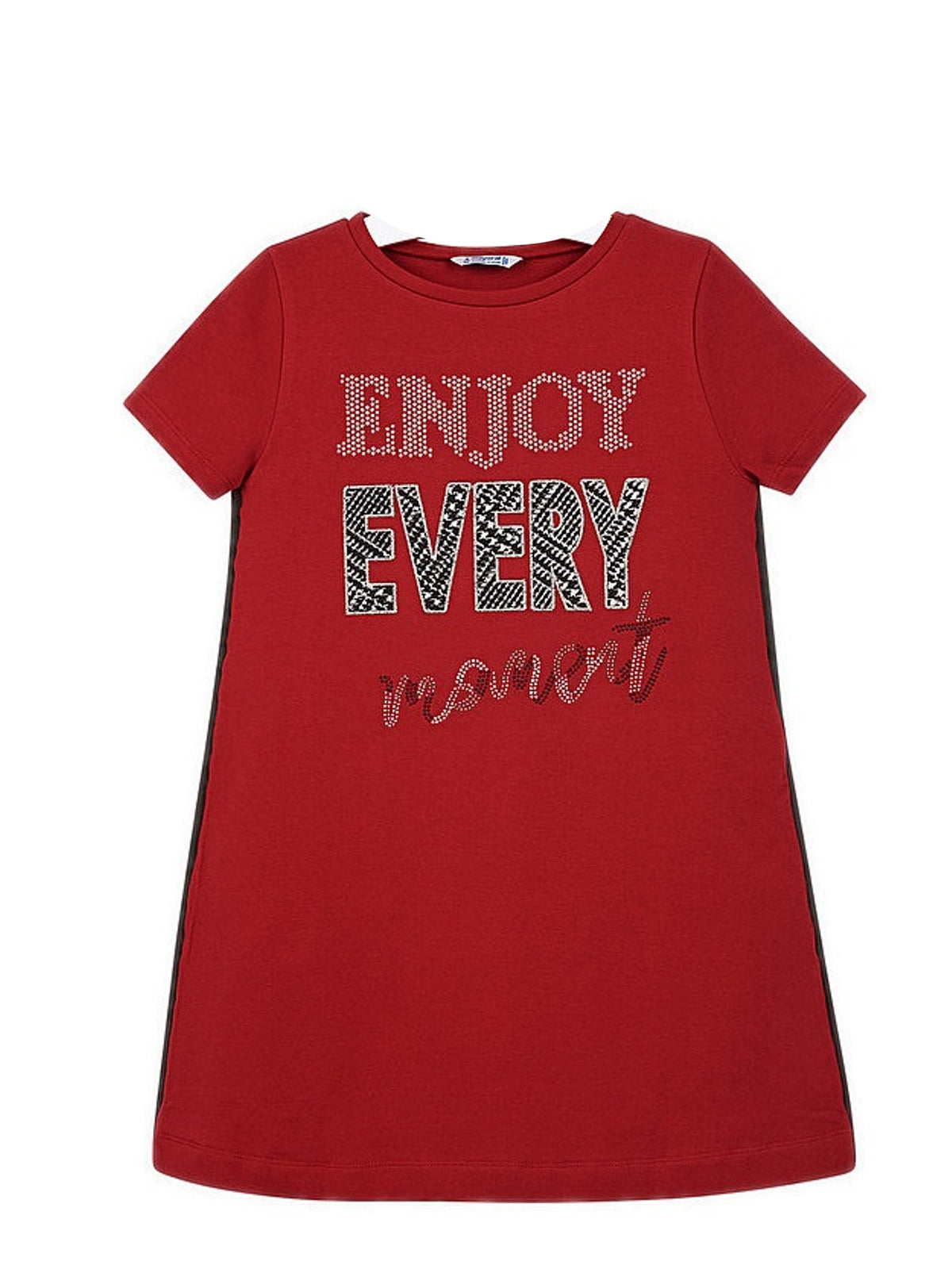 Vestido letras aplicação Vermelho   (Vermelho)  para Menina - Mayoral