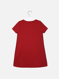 Vestido letras aplicação Vermelho   (Vermelho)  para Menina - Mayoral