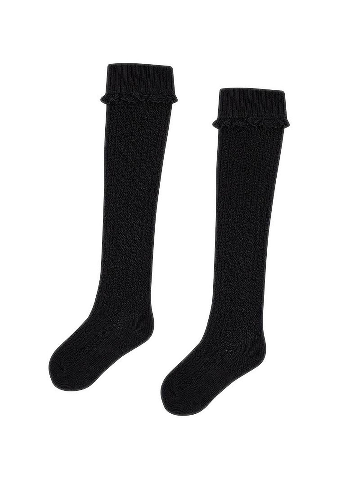 Meias oitos Preto      (Preto)  para Menina - Mayoral