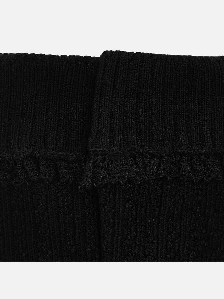 Meias oitos Preto      (Preto)  para Menina - Mayoral