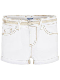 Short sarja básico Branco     (Branco)  para Menina - Mayoral