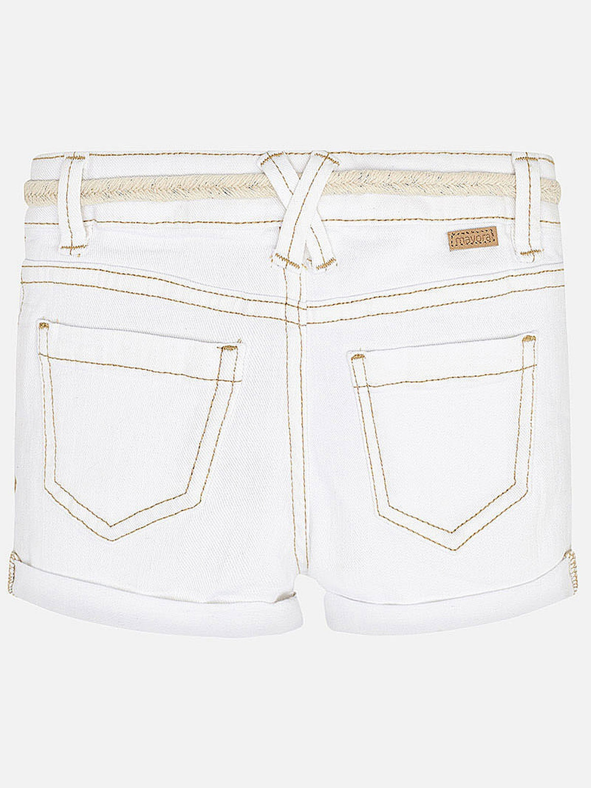 Short sarja básico Branco     (Branco)  para Menina - Mayoral