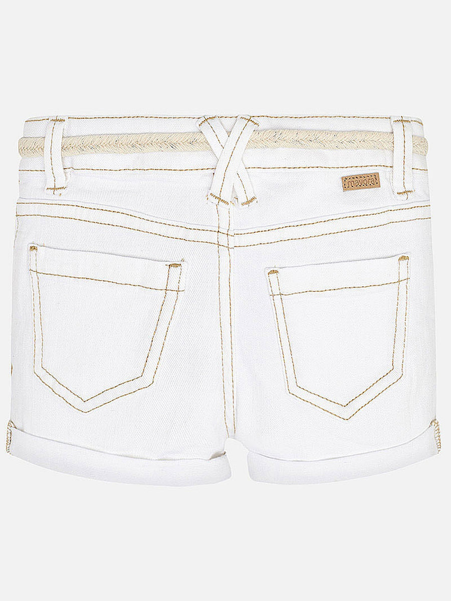 Short sarja básico Branco     (Branco)  para Menina - Mayoral