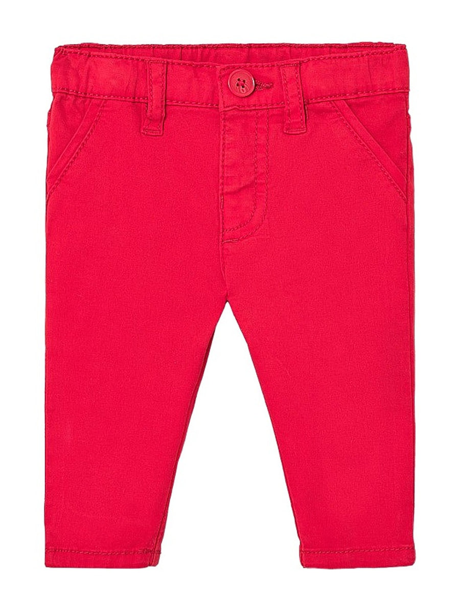 Calça sarja básica Cuore      (Vermelho)  para Bebé Menino - Mayoral