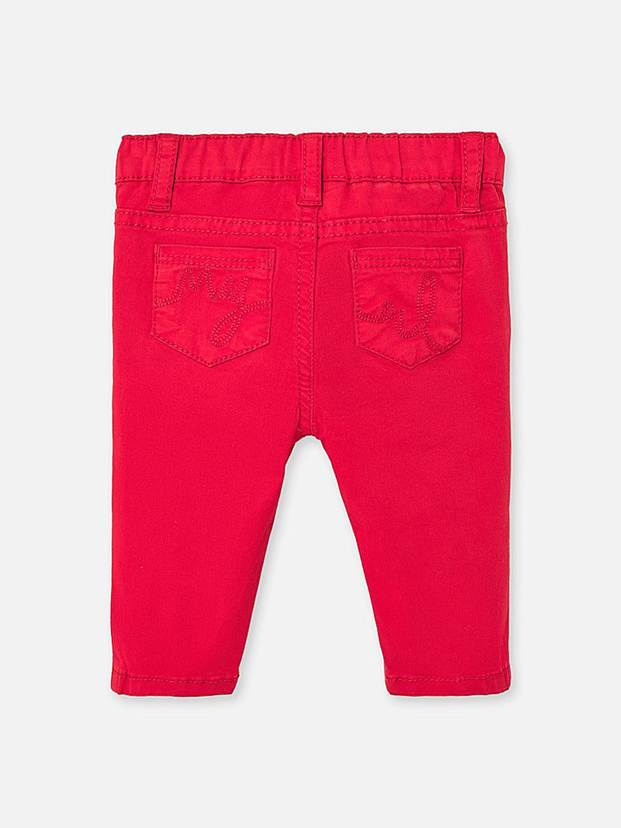 Calça sarja básica Cuore      (Vermelho)  para Bebé Menino - Mayoral