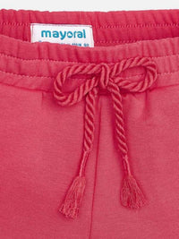 Short felpa básico Melancia   (Rosa Choque)  para Menina - Mayoral