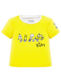 Camiseta manga curta Ananás     (Amarelo)  para Bebé Menino - Mayoral