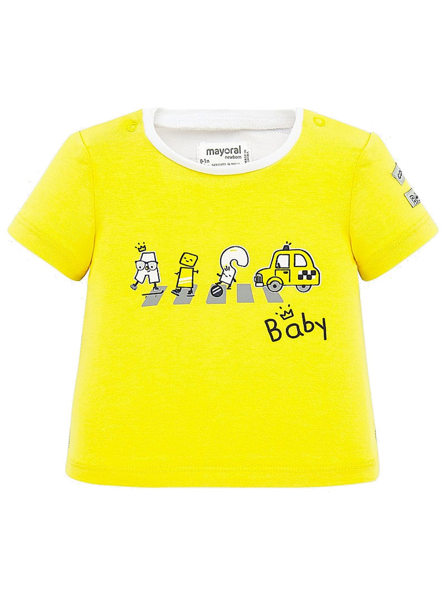 Camiseta manga curta Ananás     (Amarelo)  para Bebé Menino - Mayoral