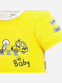 Camiseta manga curta Ananás     (Amarelo)  para Bebé Menino - Mayoral
