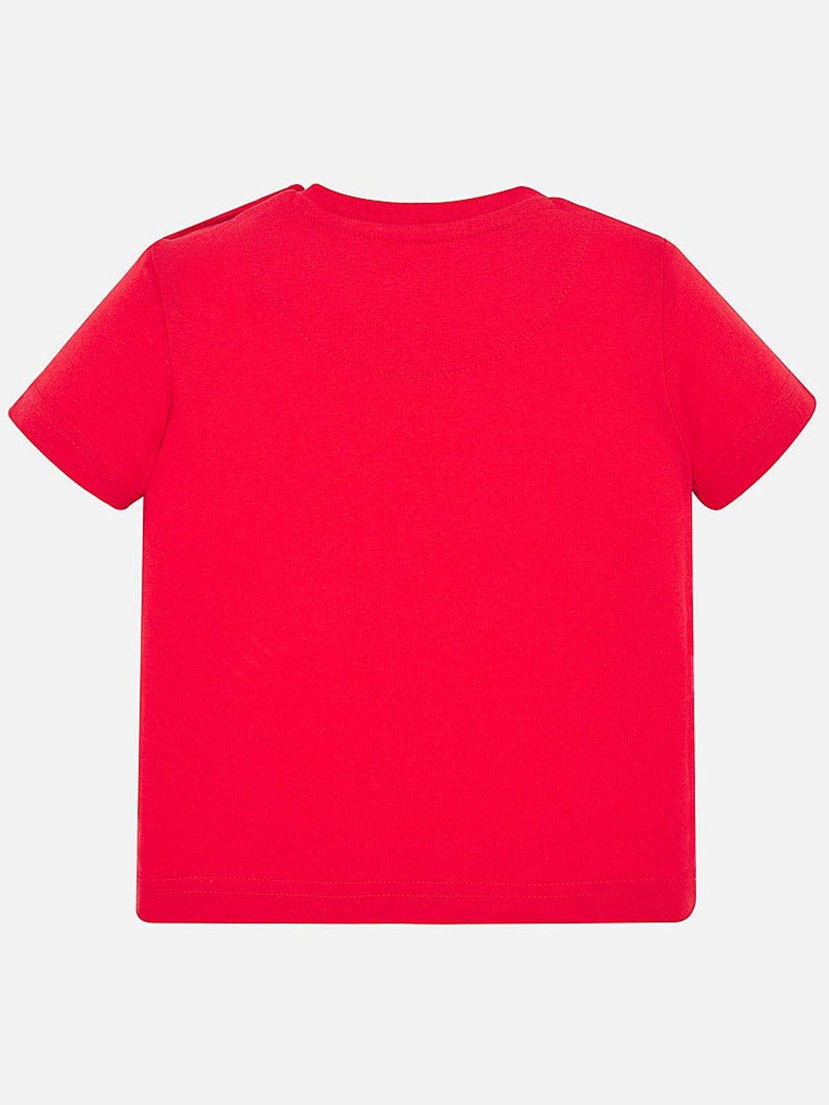 T-shirt aplicação sapatilha Hibisco    (Vermelho)  para Bebé Menino - Mayoral