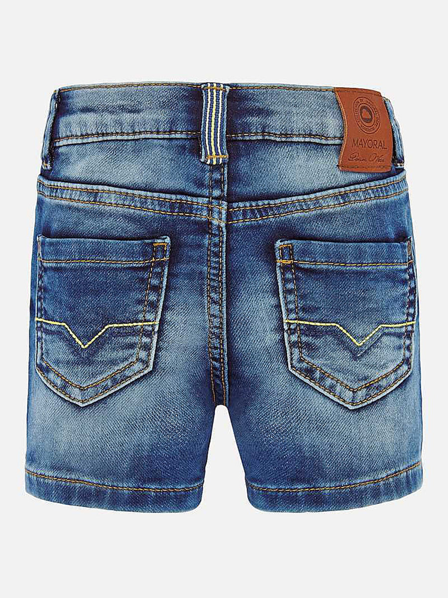 Bermuda ganga soft denim Basico     (Ganga c/ Lavagem)  para Bebé Menino - Mayoral