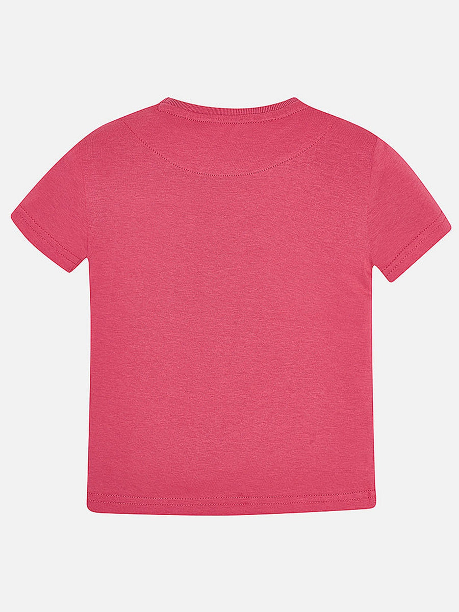 T´shirt "play" Coral      (Rosa Velho)  para Menino - Mayoral