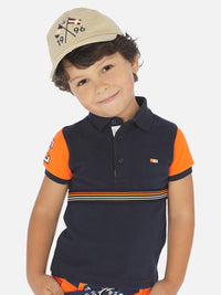 Polo m/curta combinado Oceano     (Marinho)  para Menino - Mayoral