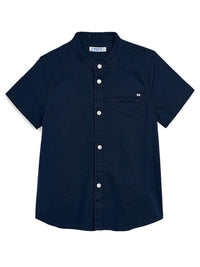 Camisa m/curta linho mao Oceano     (Marinho)  para Menino - Mayoral