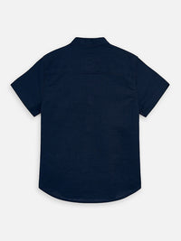 Camisa m/curta linho mao Oceano     (Marinho)  para Menino - Mayoral