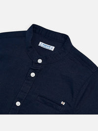 Camisa m/curta linho mao Oceano     (Marinho)  para Menino - Mayoral