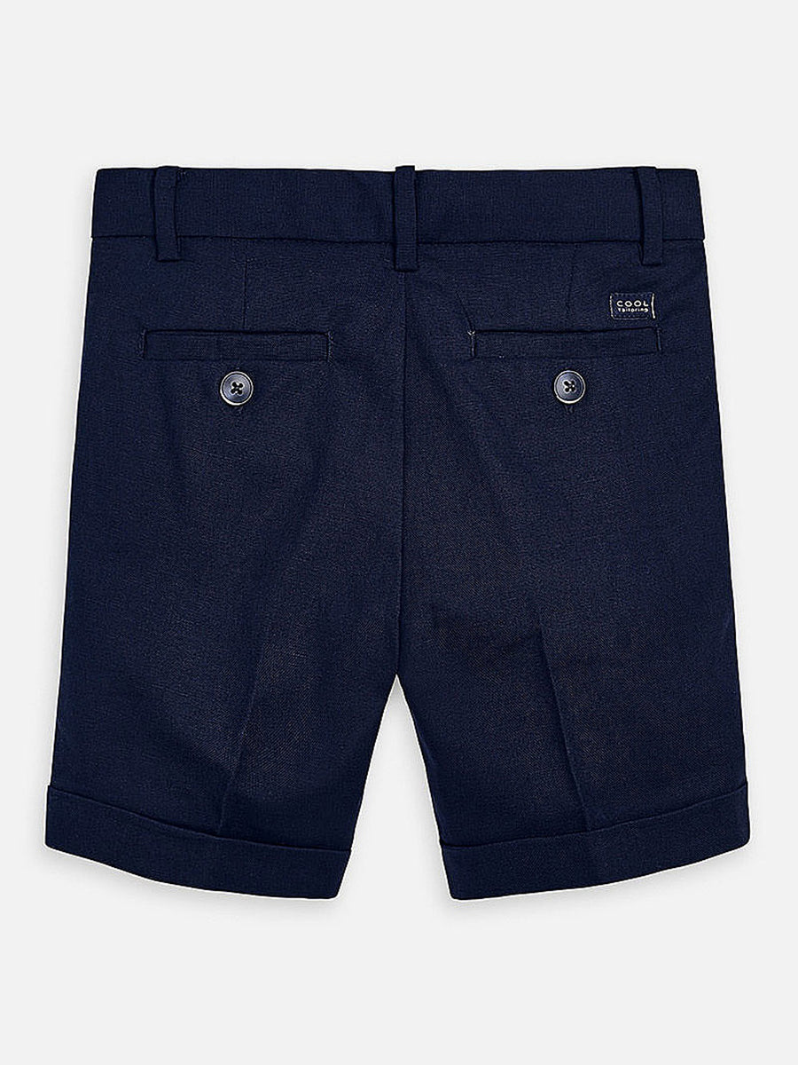 Bermuda linho tailoring Marinho    (Marinho)  para Menino - Mayoral