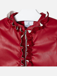 Jaqueta folhos Vermelho   (Vermelho)  para Menina - Mayoral
