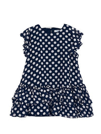 Vestido folhos Marinho    (Marinho)  para Menina - Mayoral