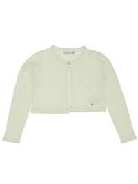 Casaco tricô Branco     (Branco)  para Menina - Abel & Lula