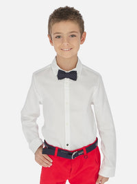 Camisa m/comp. laço Branco     (Branco)  para Menino - Mayoral