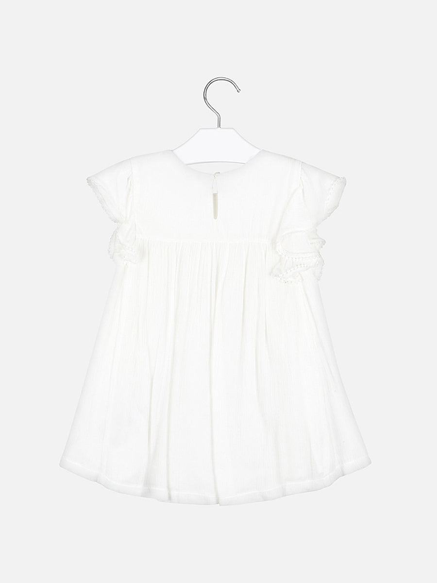 Túnica bambula Crú        (Creme / Pérola)  para Menina - Mayoral