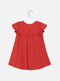 Túnica bambula Diospiro   (Vermelho)  para Menina - Mayoral