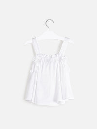 Túnica popelin bordada Branco     (Branco)  para Menina - Mayoral