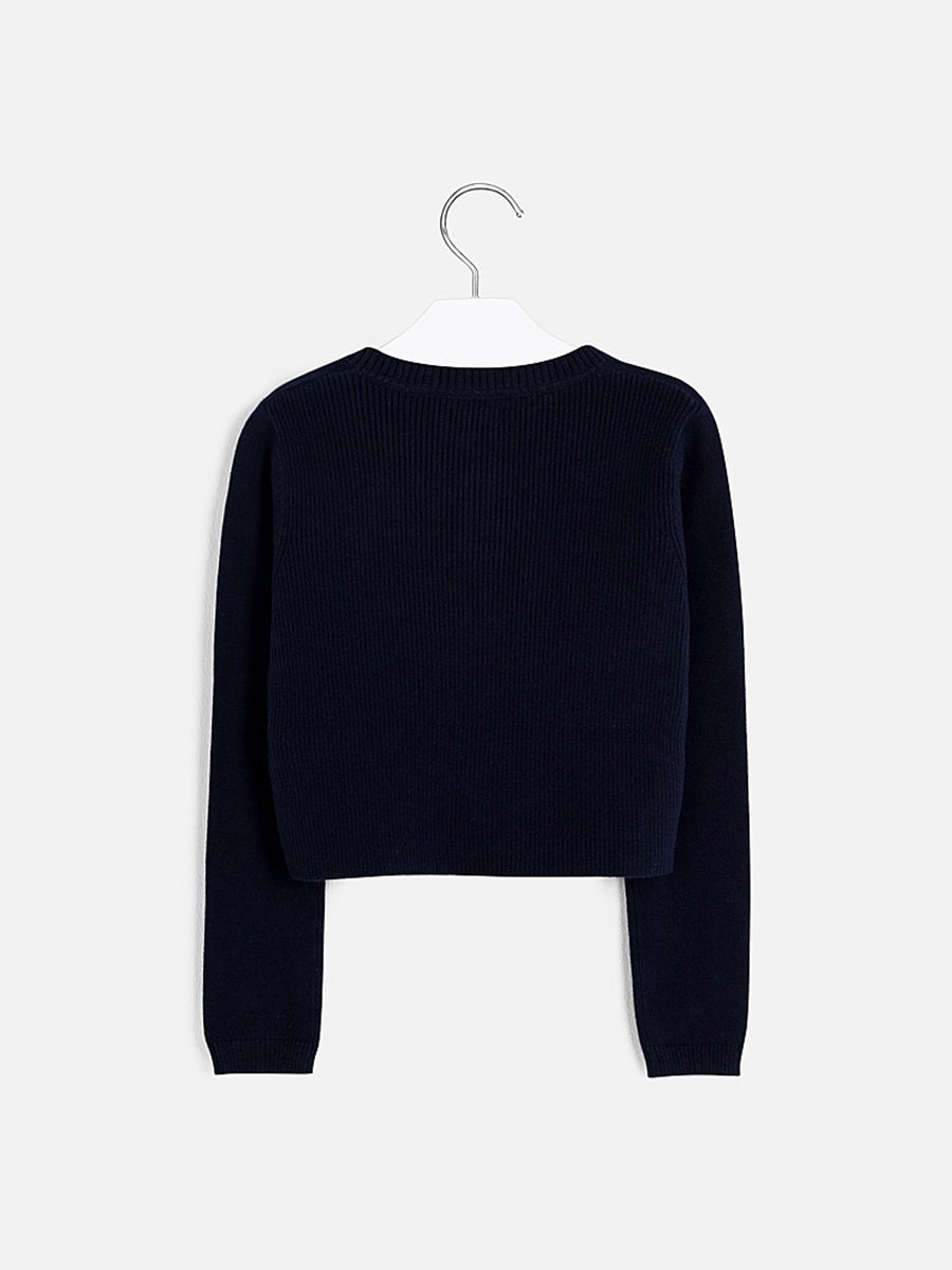 Casaco tricot Marinho    (Marinho)  para Menina - Mayoral