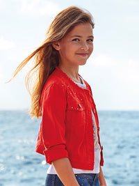 Blusão sarja Diospiro   (Vermelho)  para Menina - Mayoral